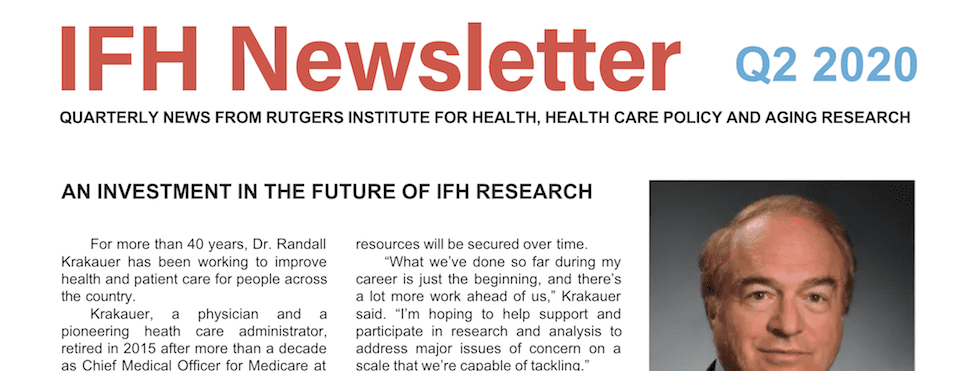 IFH Newsletter Q2 2020