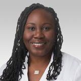 black woman with long hair