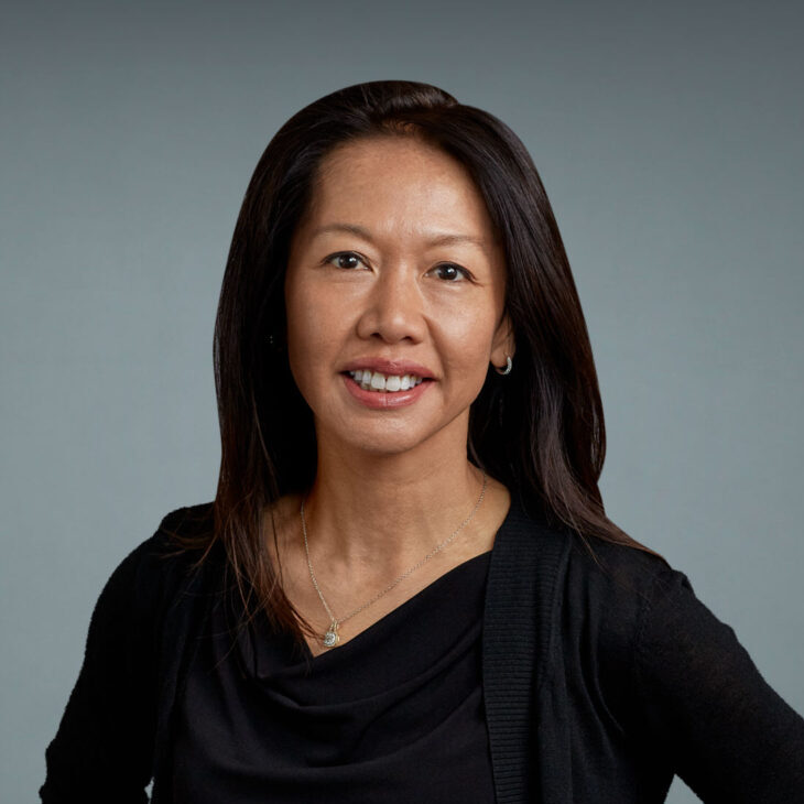 woman with dark hair