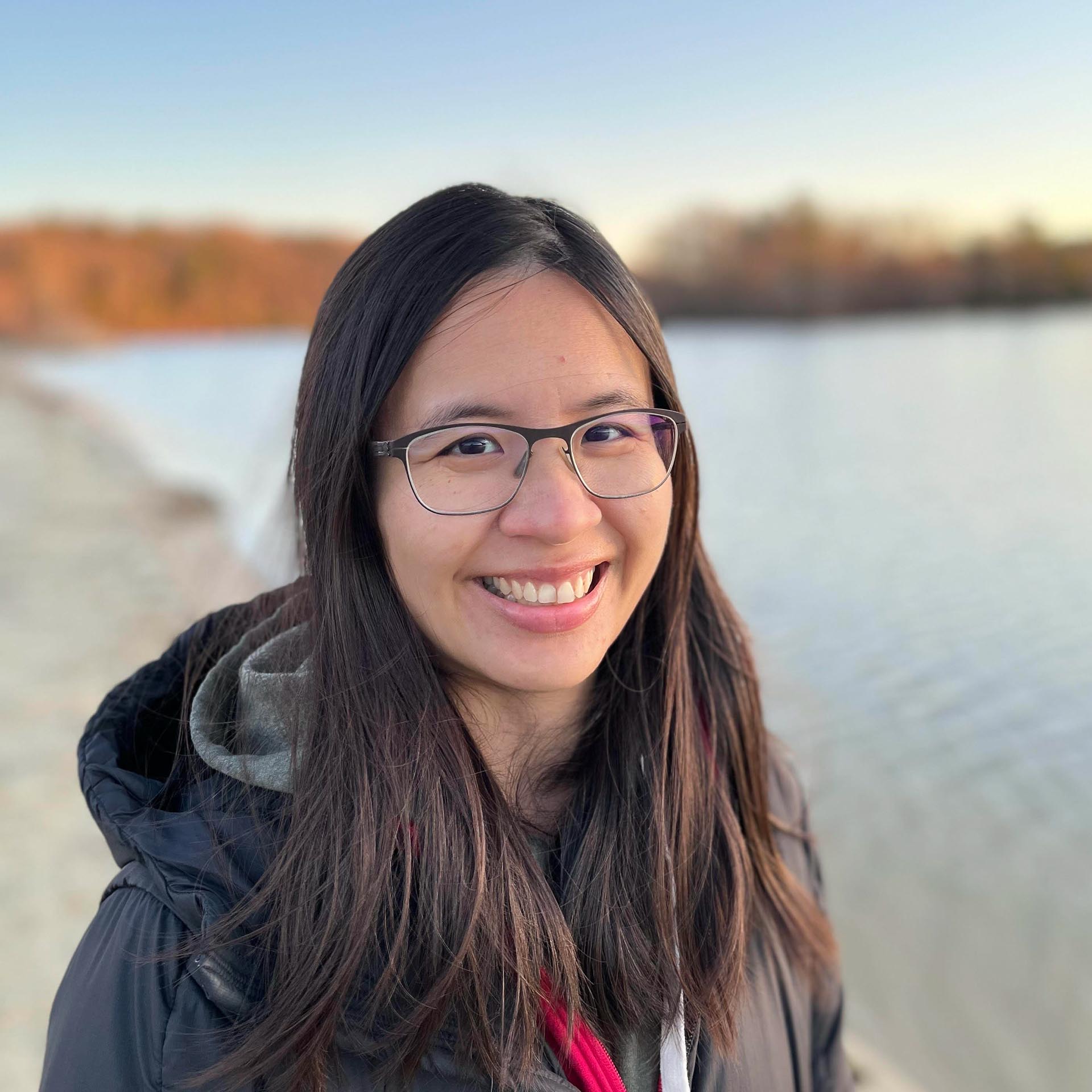 woman with dark hair